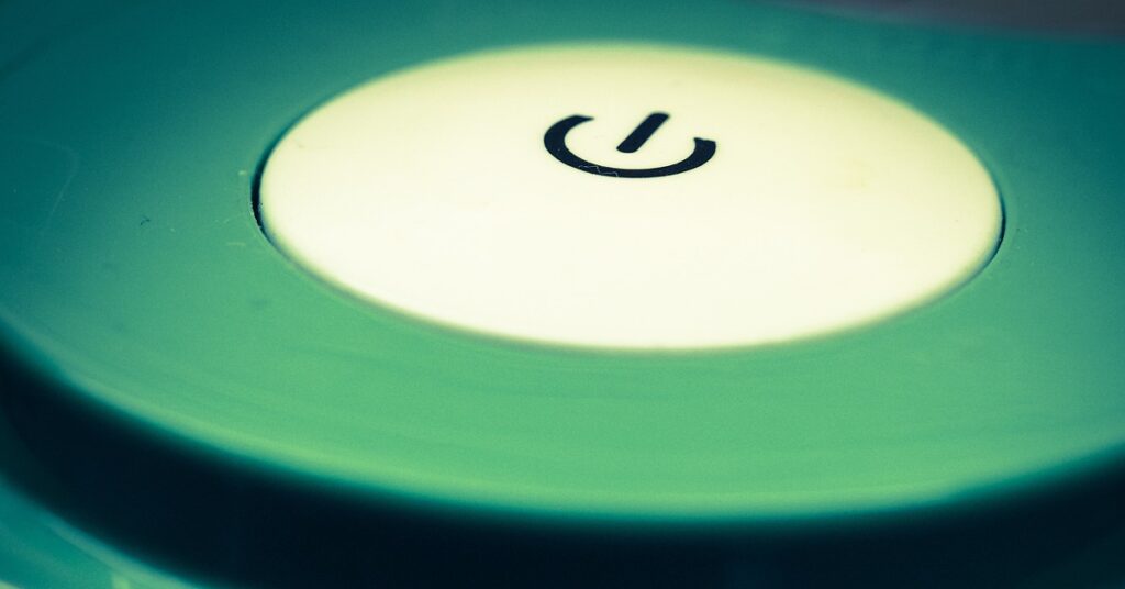 Schalter zum Ausschalten